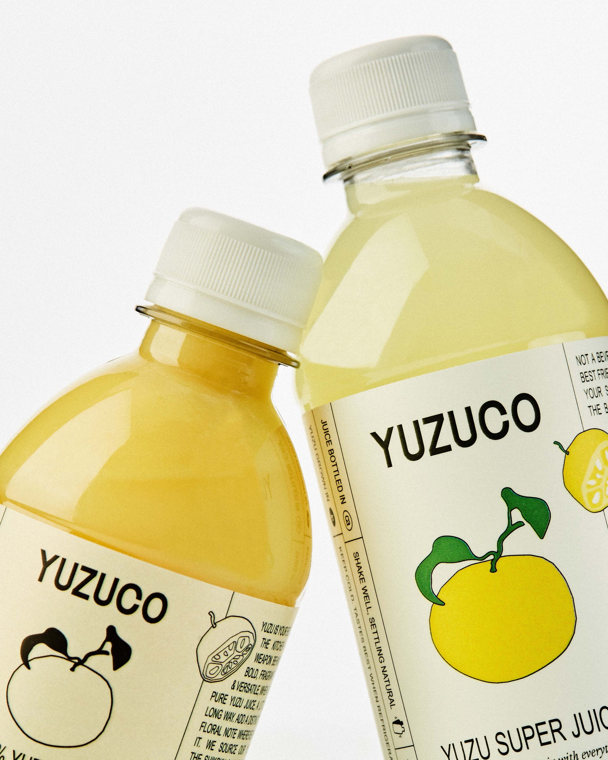 yuzuco yuzu super juice and 100% yuzu juice