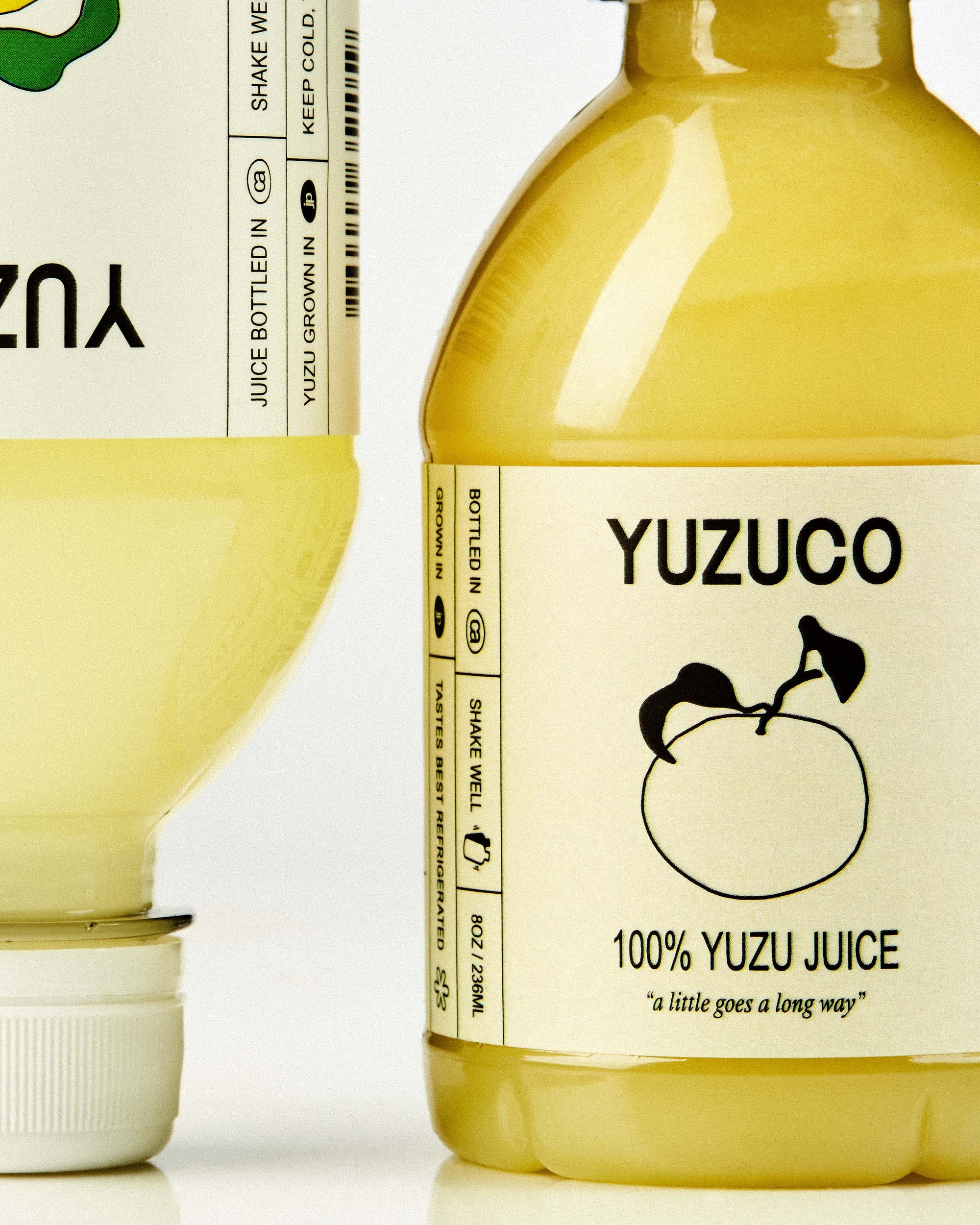yuzuco juice bottles