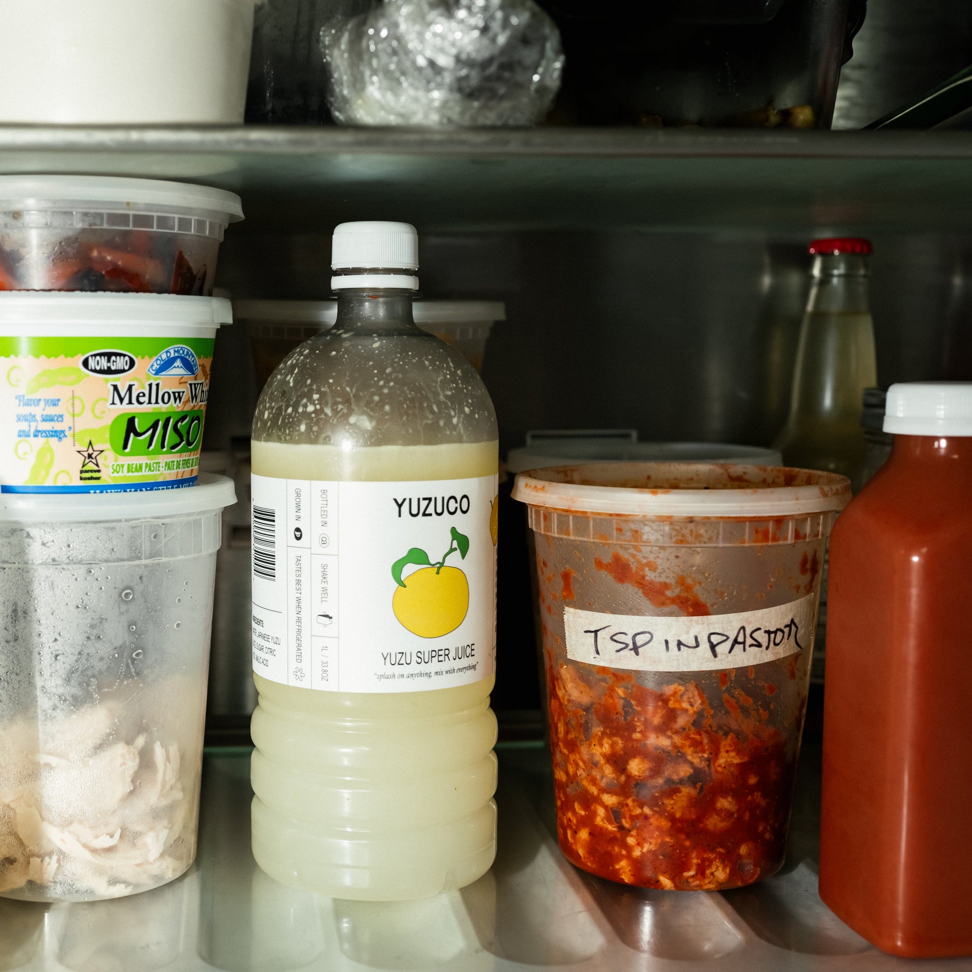 YUZU SUPER JUICE IN THE FRIDGE