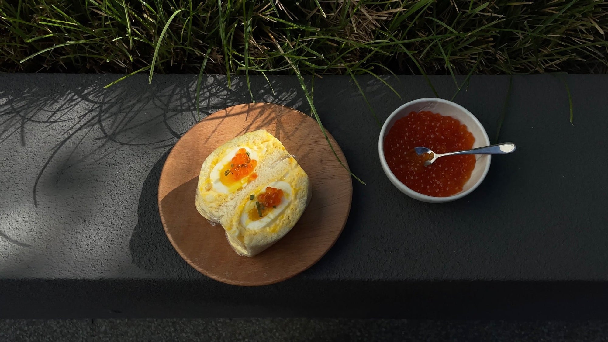 Yuzu Egg Mentaiko Sando