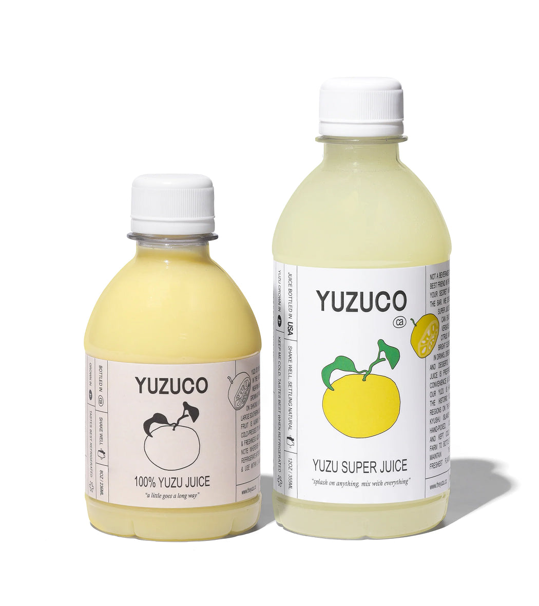 YUZUCO | Premium, Cold-Pressed Japanese Yuzu Juice | Bottled in CA